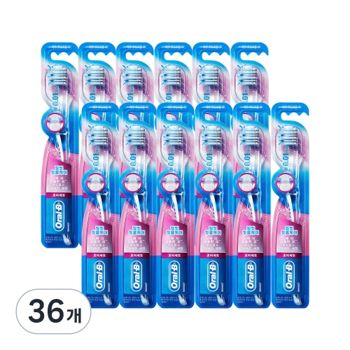 오랄비 벨벳 초미세모 초소형 헤드 칫솔 (36개)_이미지