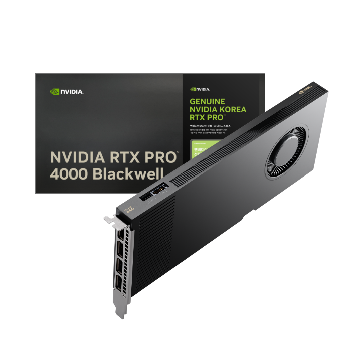 NVIDIA RTX PRO 4000 Blackwell D7 24GB_이미지