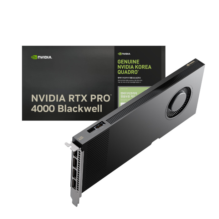 NVIDIA RTX PRO 4000 Blackwell D7 24GB_이미지