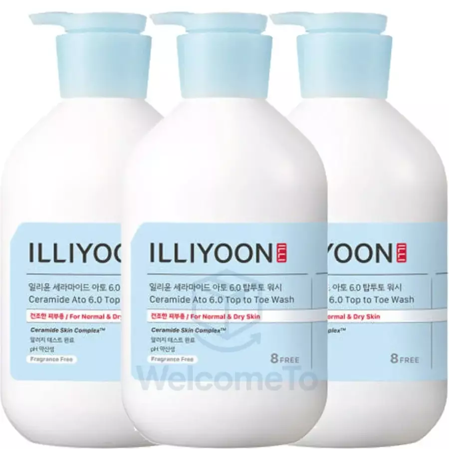 일리윤 세라마이드 아토 6.0 탑투토 워시 1000ml (3개)