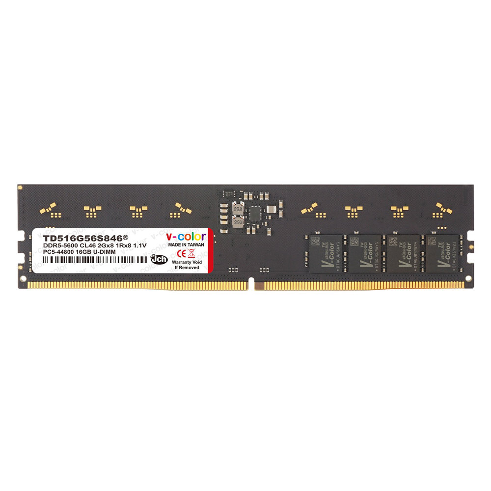 V-Color BLACK DDR5-5600 CL46 STANDARD 벌크 (16GB)_이미지