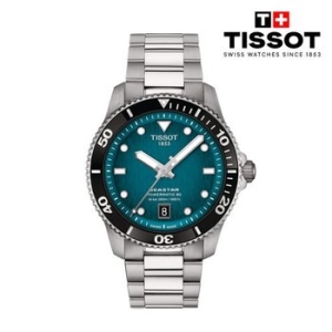  티쏘 NEW 씨스타 1000 파워매틱 80 40mm T120.807.11.091.00