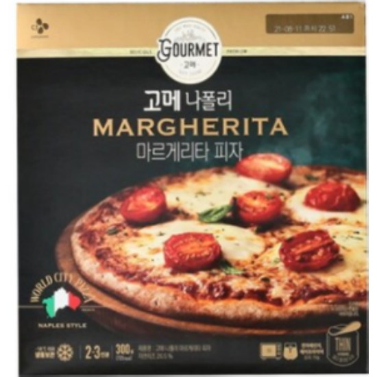 CJ제일제당 고메 나폴리 마르게리타 피자 300g (1개)_이미지