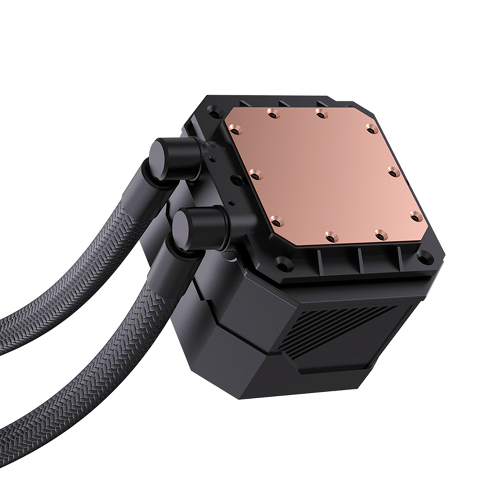 러빙쿨 AK-240-03 ARGB 디지털 2열 수랭쿨러 (블랙)_이미지