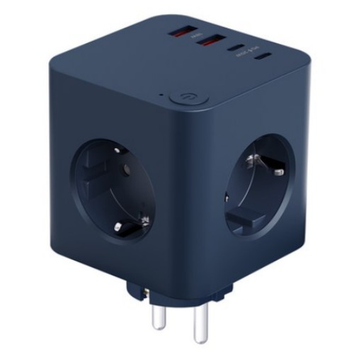 알토디자인 에코너 3구 16A 메인스위치 PD25W USB 고용량 큐브멀티탭 플러그형_이미지