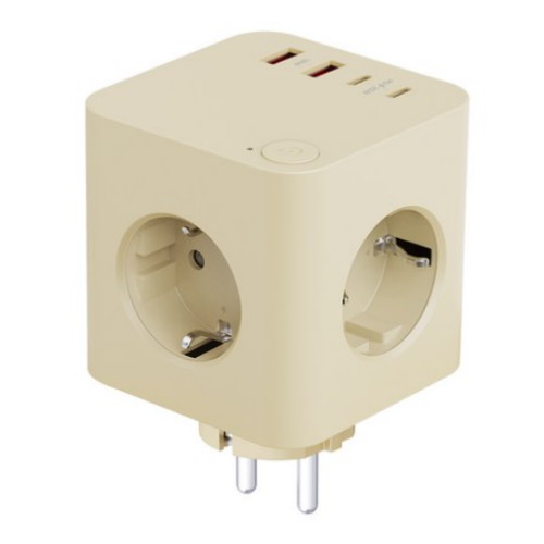 알토디자인 에코너 3구 16A 메인스위치 PD25W USB 고용량 큐브멀티탭 플러그형