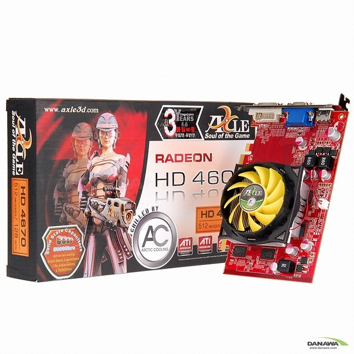 액슬 라데온 HD 4670 FANQUA D3 512MB_이미지