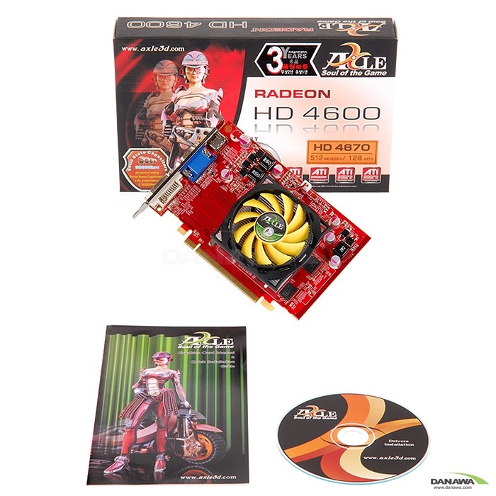 �׽� �󵥿� HD 4670 FANQUA D3 512MB