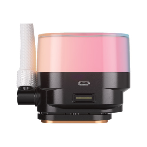 CORSAIR iCUE LINK TITAN 240 RX LCD (화이트)_이미지