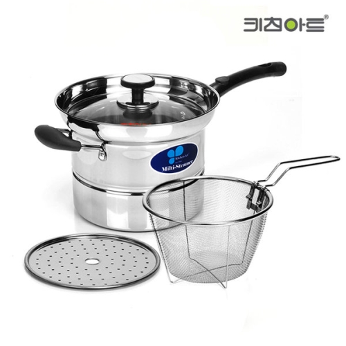 스텐 찜국수냄비18cm 스텐냄비 파스타냄비 18cm찜국수냄비 1개