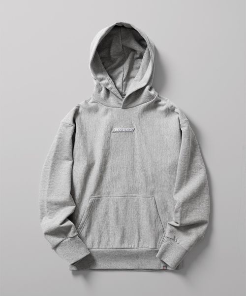 디키즈 루즈핏 배너 로고 후드 Melange Gray 292897