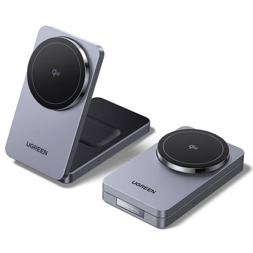 UGREEN Qi2 2in1 맥세이프 무선충전기 W706_이미지