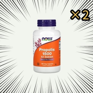  나우푸드 프로폴리스 1500mg 100캡슐 [2개]