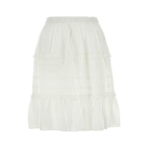 에뚜왈 미디 스커트 JU0239FB B3J04E 20WH White 관부가세