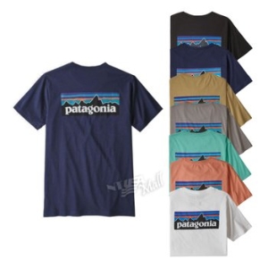 파타고니아 P-6 로고 반팔 티셔츠 8종 PATAGONIA MEN’S P-6 LOGO RESPONSIBILI-TEE