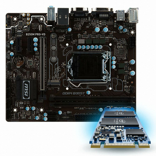 MSI B250M PRO-VD + 옵테인 메모리 16GB_이미지