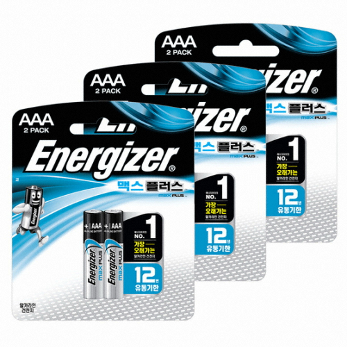 에너자이저 맥스플러스 알카라인 AAA (6개)