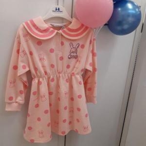 탈렌트키즈 TALENTKIDS 쁘띠앙팡 HC24 셀리소희토끼핑크원피스 PCY25G_이미지