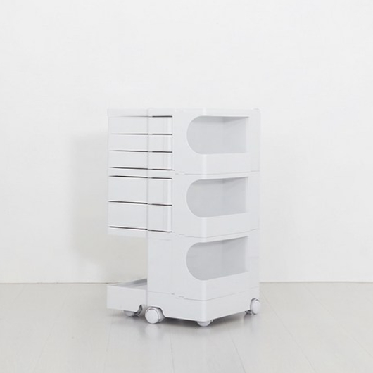 마켓비  BINGEURI 3.2단 회전서랍 트롤리