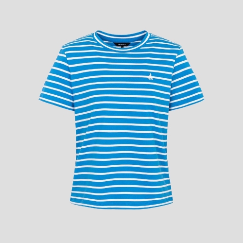 삼성물산 빈폴레이디스 여성 코튼 스트라이프 반소매 티셔츠 BF6342E11Q