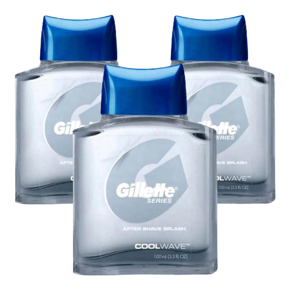 질레트 애프터 쉐이브 스플래쉬 쿨웨이브 100ml (3개)_이미지