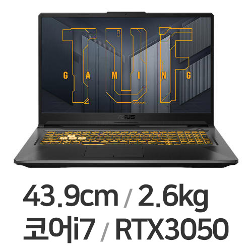 ASUS TUF Gaming F17 FX706HC-HX009 WIN10 16GB램 (SSD 512GB)