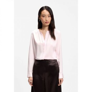  휴고보스 BOSS 보스 바노라 블라우스 연한/파스텔 핑크 154257503
