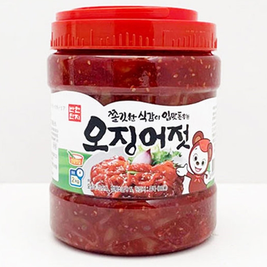 반찬단지 오징어젓(통) 2kg (2개)