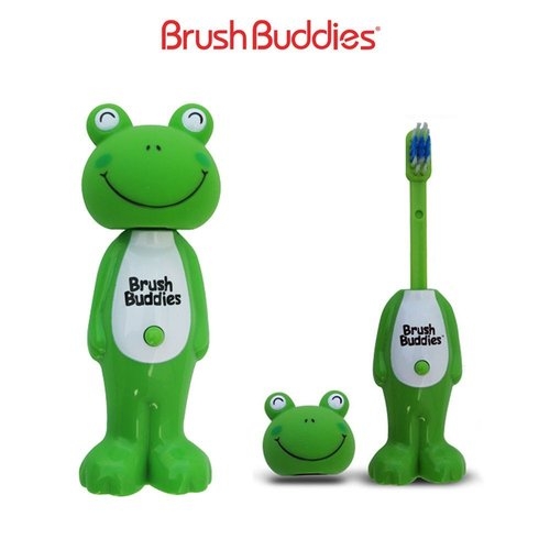 팝핀 개구리 칫솔 유아 어린이 영유아칫솔