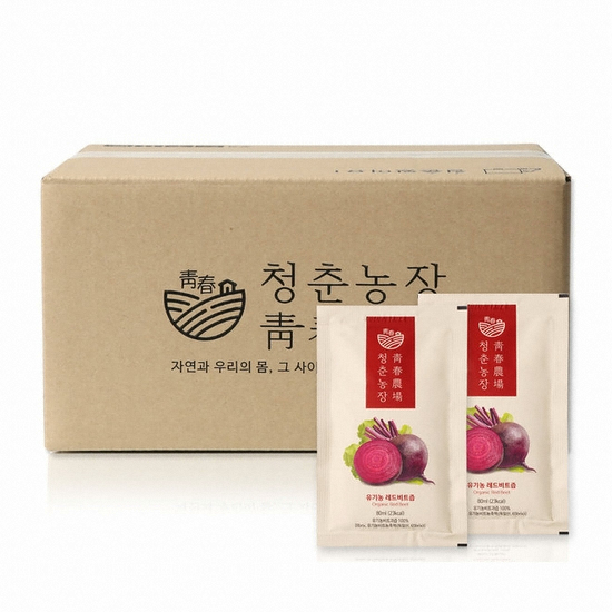 유기농 레드비트즙 80ml 60포