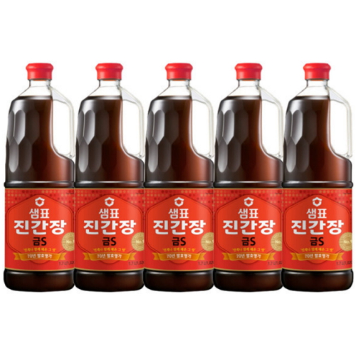샘표 진간장 금S 1.7L (5개)_이미지