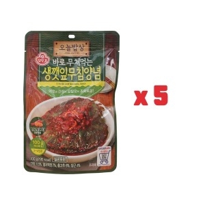 오늘밥상 생깻잎무침양념 100g