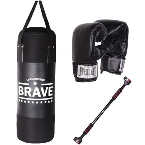 더룰 브레이브 샌드백 블랙에디션 80cm D세트_이미지