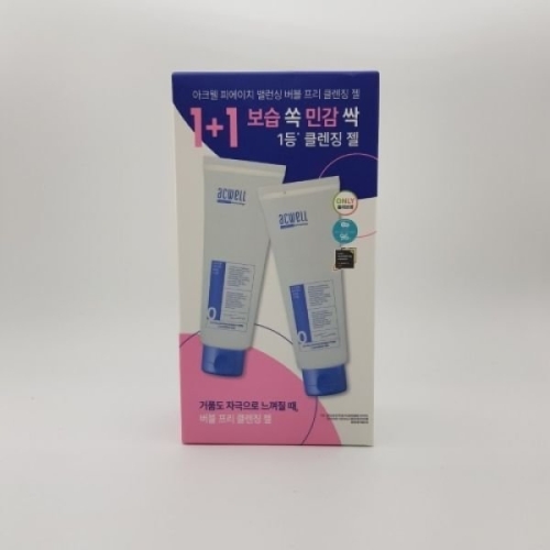 아크웰 피에이치 밸런싱 버블 프리 클렌징 젤 160ml (2개)_이미지