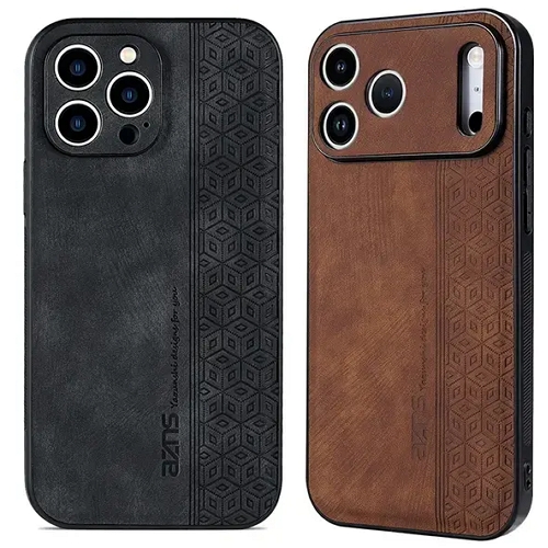 수나르 아이폰16e 무광 빈티지 고급 가죽 케이스_이미지