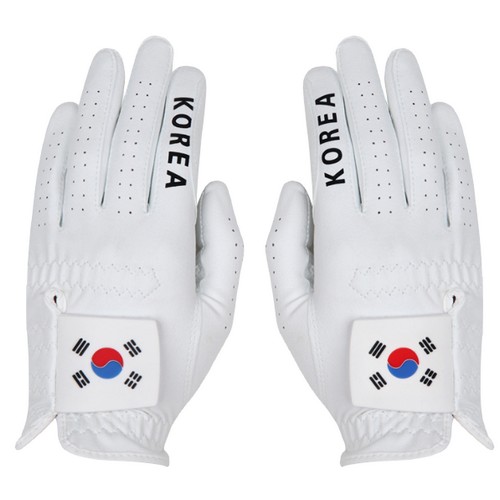 MPK인터내셔널 국가대표 태극기 여성용 골프장갑 양손 (4개)_이미지
