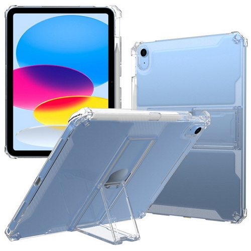 수나르 iPad Air 11 M3 심플 펜슬수납 거치대 투명 케이스_이미지