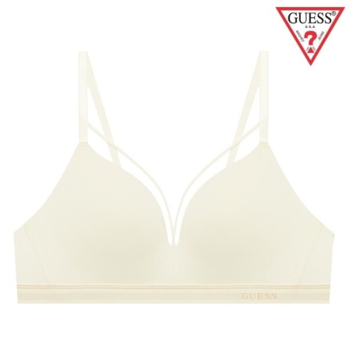 게스 언더웨어 스트링 볼륨 노와이어 브라 OCWRPB93CRM_이미지
