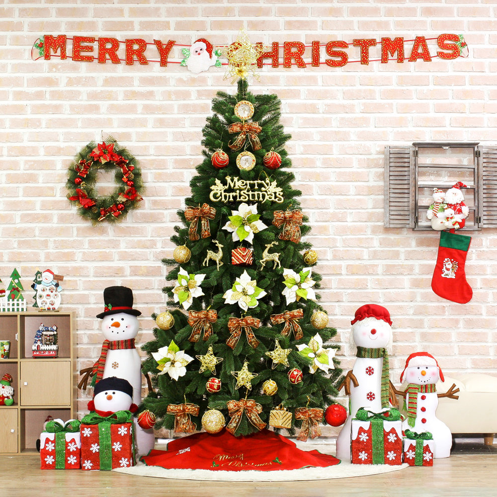 Tree 뉴샤인비즈볼 리얼전나무 트리 풀세트 (210cm)