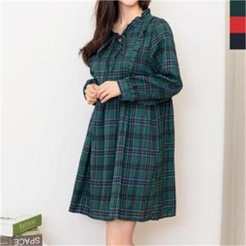 오노마 ONM 831여자체크넥앞프릴미니원피스 데일리 웨어 데이트룩 S8056290