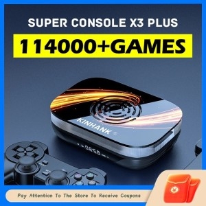 슈퍼 콘솔 X3 플러스 레트로 레트로 게임 콘솔 게임 셋톱 박스 홈 박스 아케이드 마메 3 시스템용 114000_이미지