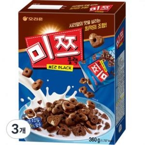 오리온 미쯔 블랙 시리얼팩 360g (3개)_이미지