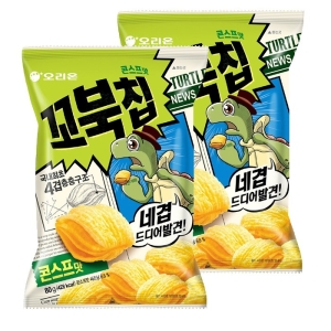 오리온 꼬북칩 콘스프 맛 80g (2개)