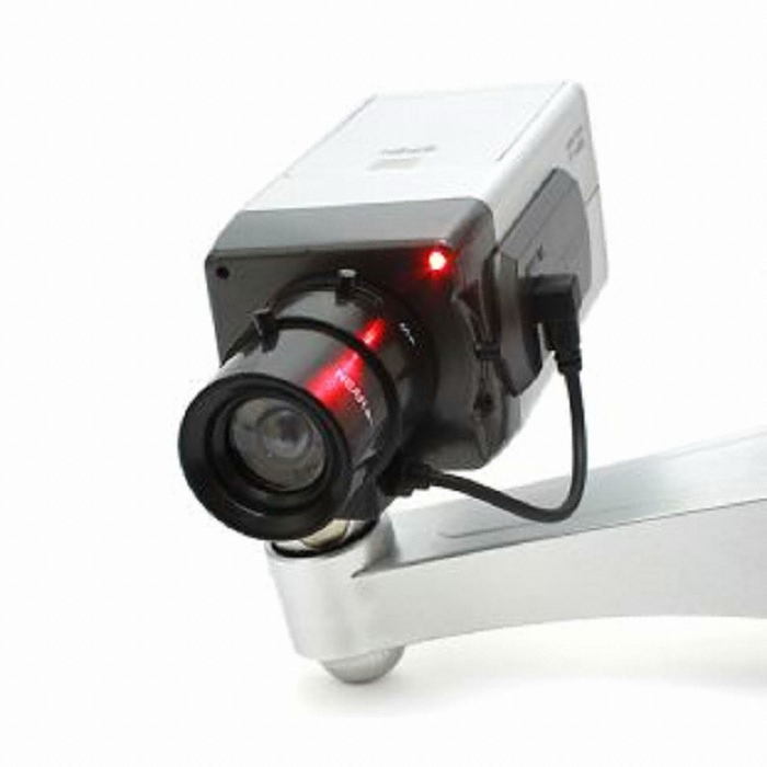 사각 LED 모형 감시 카메라 (10개)_이미지