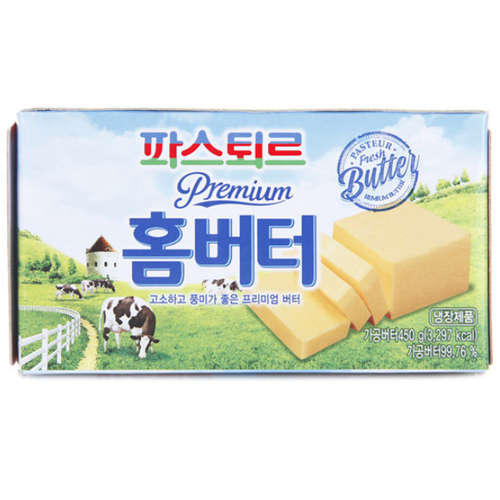 파스퇴르 프리미엄 홈버터 450g이미지입니다. 누르면 해당 게시물로 새창이동합니다.