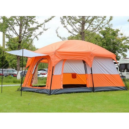 패밀리캠핑 거실형 텐트 오렌지 4~6인용