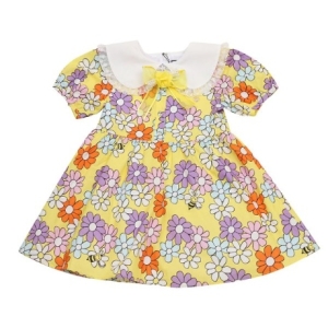 프렌치캣 노랑 꽃나염 OP Q32DSO050