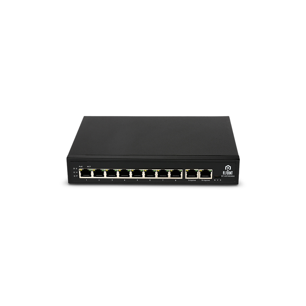 한창인포텍 알포인트 RF-HIPOE0802(RF038) PoE 스위치허브_이미지