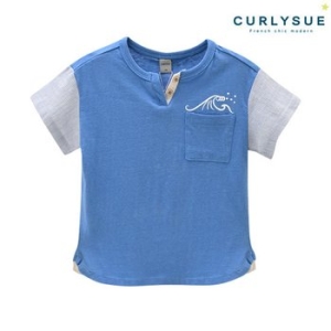 컬리수 워너배색 반팔티셔츠 CNM2GQTS52 여름