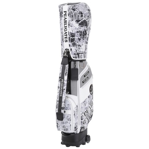 파리게이츠 로고 기하학 패턴 휠 트롤리 캐디백 521D3CB202_GY_이미지